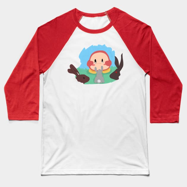 bunny dee Baseball T-Shirt by inkpocket